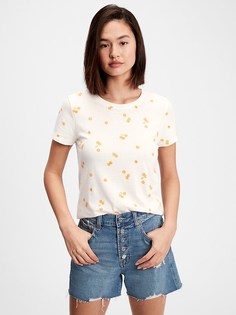Футболка с круглым вырезом GAP