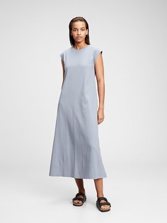 Платье макси с короткими рукавами GAP