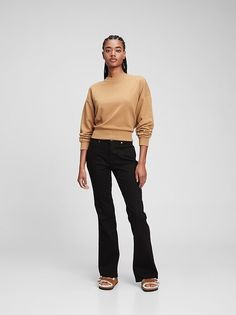 Джинсы Bootcut со средней посадкой GAP