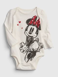 Боди с принтом из коллекции babyGap Disney Minnie Mouse