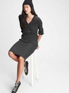 Платье вязаное с V-образным вырезом GAP