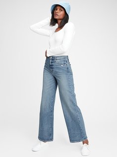 Джинсы Wide-Leg с высокой посадкой GAP