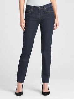 Джинсы Straight средней посадки GAP