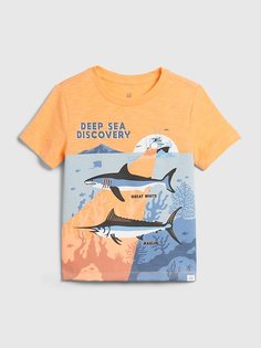 Футболка с принтом GAP