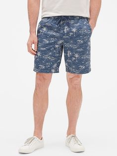 Шорты с принтом GAP