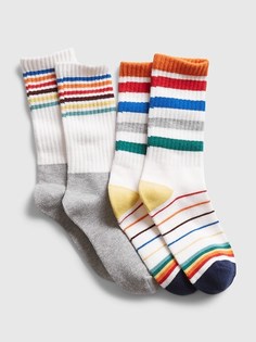 Носки с принтом (набор 2 пары) GAP