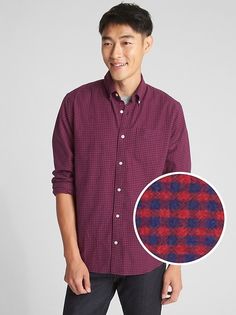 Рубашка с добавлением эластичного волокна GAP