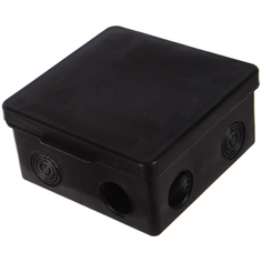Распаячная коробка ekf кмр-030-014 с крышкой 8 мембранных вводов, ip54, чёрная sqplc-kmr-030-014-b