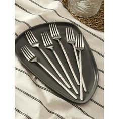 Набор вилок столовых доляна sentiment, 22 см, 6 шт