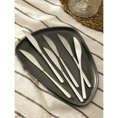 Набор ножей столовых доляна sentiment, 6 шт