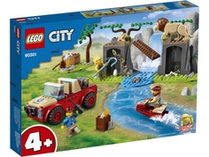 Конструктор Lego City Спасательный внедорожник для зверей 157 дет. 60301