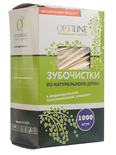 Зубочистки OptiLine 1000шт 10-0754