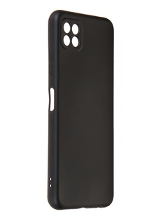 Чехол DF для Samsung Galaxy 5G A22s / A22 Silicone Black sOriginal-32