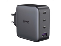 Зарядное устройство Ugreen CD226 USB-A+3xUSB-C 100W GaN Fast Charger Space Grey 40747
