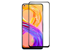 Защитное стекло Liberty Project для Realme 8 Pro Thin Frame Full Glue 0.33mm 2.5D 9H Black 0L-00053694