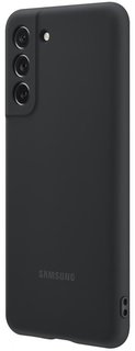 Клип-кейс Samsung Silicone для Galaxy S21 FE (темно-серый)