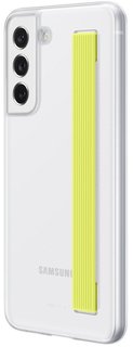 Клип-кейс Samsung Slim Strap для Galaxy S21 FE (белый)
