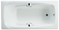Чугунная ванна 170x85 см с противоскользящим покрытием Roca Ming SET/2302G000R/291120001/150412330