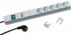 Блок розеток 19&quot;, 5 розеток Zpas WZ-LZ30-F0-SU-000