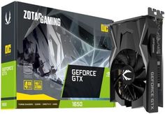 Видеокарта PCI-E Zotac GeForce GTX 1650 ZT-T16520F-10L 4GB GDDR6 128bit 12nm 1410/12000MHz DVI/HDMI/DP RTL