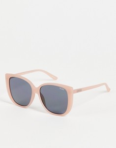 Бледно-розовые солнцезащитные очки в оправе «кошачий глаз» Quay-Оранжевый цвет