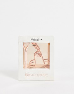 Набор из щипцов для завивки ресниц и расчески Revolution Eye Master-Бесцветный