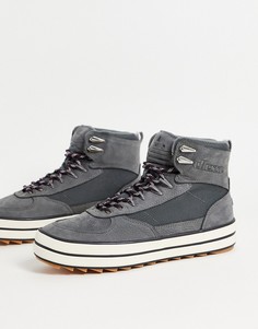 Кожаные горные ботинки серого и светлого цвета ellesse alzano-Серый