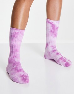 Фиолетовые носки с принтом тай-дай Ego-Фиолетовый цвет