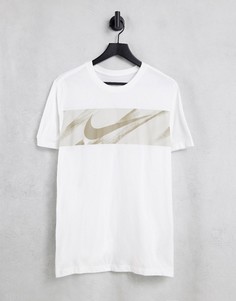 Белая футболка с рисунком Nike Training Sport Clash-Белый