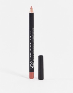 Матовый контурный карандаш для губ NYX Professional Makeup Suede Matte Lip Liner - Free Spirit-Светло-бежевый цвет