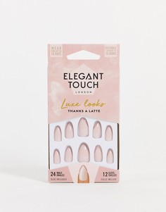Накладные ногти Elegant Touch – Thanks a Latte-Розовый цвет