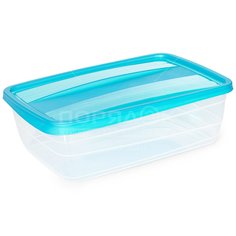 Контейнер пищевой пластик, 1.75 л, 7 см, прямоугольный, Violet, Fresco Бриз, 70175135