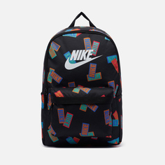 Рюкзак Nike Heritage All Over Print, цвет чёрный