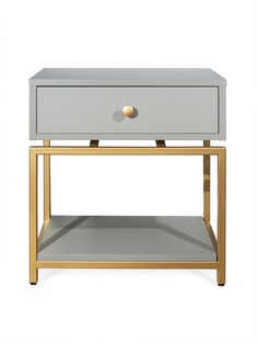 Тумбочка fletch grey (icon designe) серый 50x55x40 см.