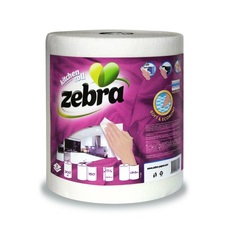 Полотенце кухонное Zebra economy 1 рулон 2 слоя Зебра