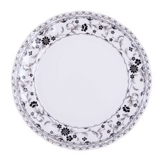 Набор тарелок Hatori Дэйзи блэк 18 см 6 шт