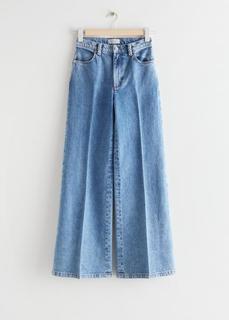 Широкие джинсы со складками & Other Stories
