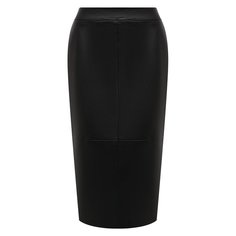 Кожаная юбка BOSS