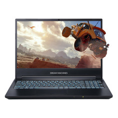 Ноутбук DREAM MACHINES RT3050Ti-15RU21, 15.6", AMD Ryzen 5 5600H 3.3ГГц, 16ГБ, 1ТБ SSD, NVIDIA GeForce RTX 3050 Ti для ноутбуков - 4096 Мб, Free DOS, RT3050TI-15RU21, черный