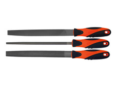 Напильники набор напильников по металлу KENDO 3шт 200мм