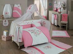 Комплект постельного белья Kidboo &quot;Sweet Home&quot;, 3 предмета, розовый