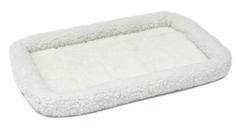 Лежанка MidWest Pet Bed флисовая, 76х53см, белая