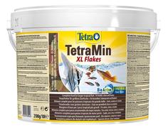Корм Tetra Min XL для всех видов рыб, крупные хлопья, 10л