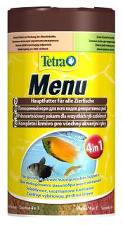 Корм Tetra Menu для всех видов рыб, 4 вида мелких хлопьев, 250мл