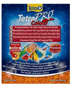 Корм Tetra Pro Color Crisps для улучшения окраса всех декоративных рыб, чипсы, 12гр