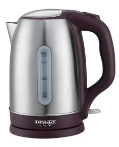 Чайник электрический Delta Lux DL-1335, 2200Вт, 1,7л, фиолетовый Bit