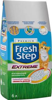 Наполнитель Fresh Step Clay Extreme, впитывающий, тройная защита, 6л