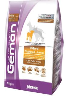 Сухой корм Gemon Dog Mini для щенков мелких пород, с курицей и рисом, 1кг