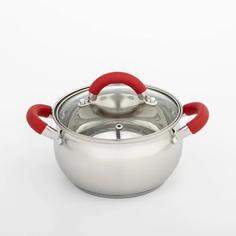 Кастрюля Доляна «Вернер», 1,9л, d=16см, со стеклянной крышкой