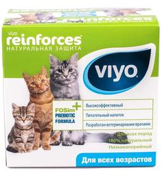 Напиток пребиотический Viyo Reinforces All Ages CAT для кошек всех возрастов, 7х30мл